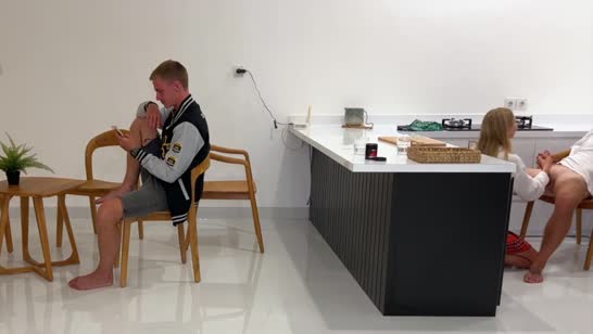 Пока парень смотрит футбол, его девушку трахает друг #3